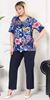 Picture of CURVY GIRL VISCOSE FLORAL TOP